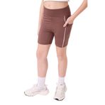 TOMMY LIFE Kahverengi Esnek Standart Fit Basic Performans Kız Çocuk Taytı, 9-10 Yaş