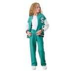 TOMMY LIFE Kız Çocuk Eşofman Altı, Deniz Yeşili, Pamuklu, İçi Tüylü, Standart Fit, 9-10 Yaş