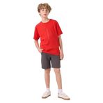 TOMMY LIFE Koyu Gri Pamuklu Yumuşak Dokulu Standart Fit Basic Erkek Çocuk Şort, 14-15 Yaş, T17EG-11289, Koyu gri, Erkek Çocuk