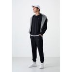 Tommy Life Lacivert Casual O Yaka Jogger Erkek Oversize Eşofman Takımı - 85120 Lacivert