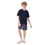 TOMMY LIFE Lacivert-Kot Lacivert Pamuklu Oversize Fit Erkek Çocuk Eşofman Takımı, 12-13 Yaş