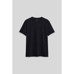 TOMMY LIFE Lacivert O Yaka Standart Fit Basic Kadın T-Shirt - 97311