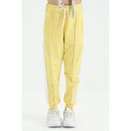 TOMMY LIFE Limon Yan Bantlı, Gizli Fermuar Cep Detaylı Jogger Kız Çocuk Eşofman Altı, 7-8 Yaş