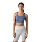 TOMMY LIFE Mavi U Yaka Pedli Spor Büstiyer, S Beden