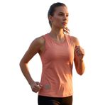 TOMMY LIFE Mercan Standart Fit Çapraz Sırt Detaylı Kadın Spor Atlet, S Beden