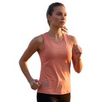 TOMMY LIFE Mercan Standart Fit Çapraz Sırt Detaylı Kadın Spor Atlet, XL