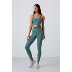 TOMMY LIFE Mint Yeşili Esnek Standart Fit Performans Kadın Tayt Takım - 95333