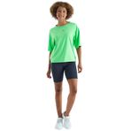TOMMY LIFE Neon Yeşil O Yaka Baskı Detaylı Oversize Kısa Kol Kadın T-Shirt, S Beden
