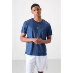 TOMMY LIFE Parlament Nefes Alan Jakarlı Ince Esnek Standart Fit Erkek Performans T-shirt - 88397
