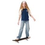 TOMMY LIFE Parlament O Yaka Pamuklu Baskılı Oversize Fit Kız Çocuk T-Shirt, 9-10 Yaş
