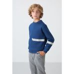 Tommy Life Parlament Pamuklu Kalın Içi Tüylü Yumuşak Dokulu Standart Fit Baskılı Erkek Çocuk sweatshirt - 11238
