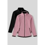 TOMMY LIFE Rahat Form Dik Yaka 2li Paket Siyah-Gül Kurusu Kadın Polar Sweatshirt - 97173