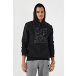 Tommy Life Siyah Erkek Baskılı Sweatshirt