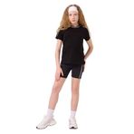 TOMMY LIFE Siyah Esnek Standart Fit Basic Performans Kız Çocuk Taytı, 12-13 Yaş