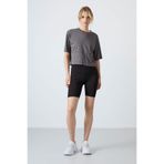 TOMMY LIFE Siyah Esnek Standart Fit Performans Kadın Biker Tayt - 91012