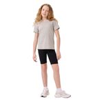 TOMMY LIFE Siyah Pamuklu Kısa Paça Standart Fit Basic Kız Çocuk Taytı, 14-15 Yaş
