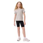 TOMMY LIFE Siyah Pamuklu Kısa Paça Standart Fit Kız Çocuk Taytı, 8-9 Yaş