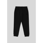 Tommy Life Siyah Standart Fit Manşetli İnce Erkek Çocuk Eşofman Alt - 11062 - 14 - 15 Yaş