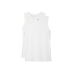 TOMMY LIFE Slim Fit Basic O Yaka 2li Paket Atlet, Beyaz, M Beden, Kadın