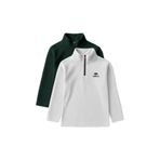 Tommy Life Standart Fit 2li Paket Çam Yeşili-Taş Erkek Çocuk Polar Sweatshirt