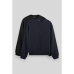 TOMMY LIFE Standart Fit Basic O Yaka 2li Paket Siyah-Lacivert Erkek Sweatshirt - 88053