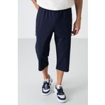 Tommy Life T08ER-83091_01 Cep Detaylı İndigo Erkek Bermuda Kapri