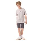 TOMMY LIFE Taş-Antrasit Pamuklu Oversize Fit Dokuma Erkek Çocuk Eşofman Takımı, 12-13 Yaş