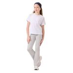 TOMMY LIFE Taş Esnek Standart Fit Basic Performans İspanyol Paça Kız Çocuk Taytı, Çok Renkli, 14-15 Yaş