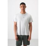 Tommy Life Taş Nefes Alan Jakarlı İnce Esnek Standart Fit Erkek Performans T-Shirt - 88397 - 2XL
