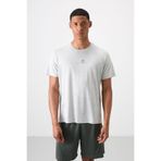 TOMMY LIFE Taş Nefes Alan Jakarlı Ince Esnek Standart Fit Erkek Performans T-shirt - 88397