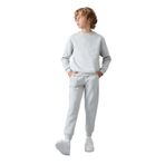 TOMMY LIFE Taş Pamuklu Kalın İçi Tüylü Yumuşak Dokulu Standart Fit Nakışlı Erkek Çocuk Eşofman Takım, 9-10 Yaş