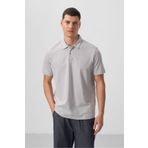 TOMMY LIFE Taş Standart Kalıp Basic Polo Yaka Erkek T-shirt - 87768