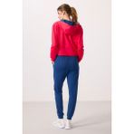 Tommy Life Viva Kırmızı-Parlament Kapüşonlu Fermuarlı Oversize Kadın Eşofman Takım - 95328