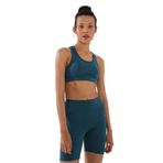 TOMMY LIFE Zümrüt Yeşil Spor Büstiyer, U Yaka, XL