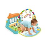 Tommybaby Adil Oyuncak Oyun Halısı Sevimli Piyanolu Sesli Işıklı Aynalı Oyun Halısı Bebek Yenidoğan 60 x 75 - Çok Renkli - 60 x 75 cm