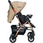 Tommybaby Bej Eagle Gold Alüminyum Lüx Çift Yön Bebek Arabası