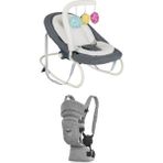 Tommybaby Elite Lüx 2'li Set-Ana Kucağı ve Kanguru Füme