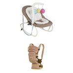 Tommybaby Elite Lüx 2'li Set Kahverengi Ana Kucağı ve Kanguru