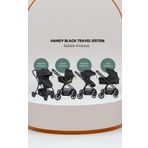 Tommybaby Handy Black New Siyah Travel Seyahat Sistem Bebek Arabası