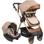 Tommybaby HandyTravel (Seyahat) Sistem Bebek Arabası Kahverengi