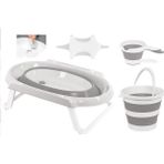 Tommybaby Katlanır Küvet Seti 4'lü Set Banyo Seti