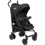 Tommybaby Luppo Black Baston Bebek Arabası Puset 20 kg Taşıma Kapasitesi Katlanabilir Özellik - Siyah