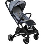Tommybaby Quantum Kabin Bebek Arabası Kabin Boy Bebek Arabası Pedli Katlanabilir Yağmurluk Hediye - Gri
