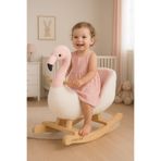 Tommybaby Sallanan Oyuncak At, Sallanan Ahşap Flamingo Sallanan Flamingo