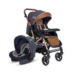 TommyBaby Tornado Travel Çift Yönlü Bebek Arabası Seyahat Sistem Puset kahverengi