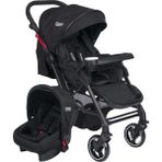 Tommybaby Tornado Travel Çift Yönlü Bebek Arabası Seyahat Sistem Puset Siyah