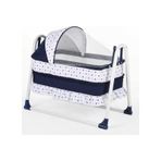 TommyBaby Yuvam Lüx Sepet Beşik Portatif Bebek Beşiği Sallanır lacivert