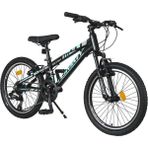 Tommybike Rıven 20 Jant 21 Vites Dağ Bisikleti Erkek Çocuk İçin Çelik Kadro - Turkuaz