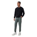 Tommylife 84652 Siyah Klasik Cepli Standart Kalıp Manşetli Erkek Eşofman Altı
