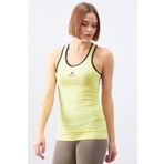 Tommylife 97096 Limon Kolsuz Arka Yazı Detaylı Standart Kalıp Kadın Spor Atlet
